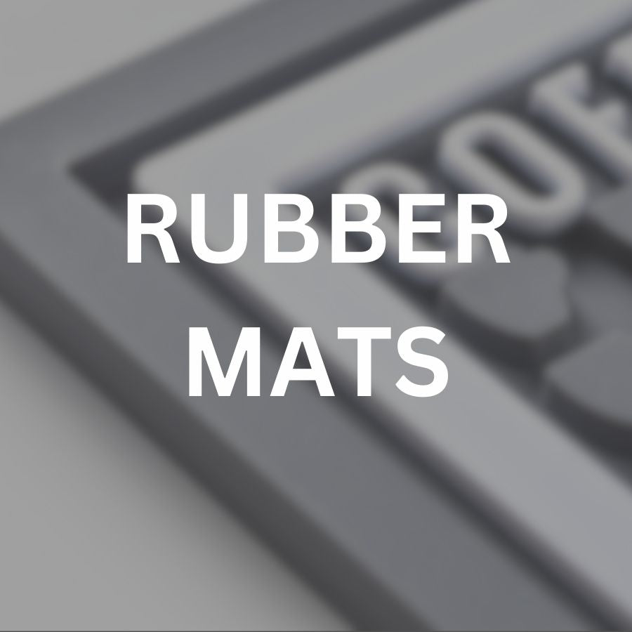 Rubber Bar Spill Mat 30 x 15 Cm Flexible for Industrial, Home, Coffee Shop  Black