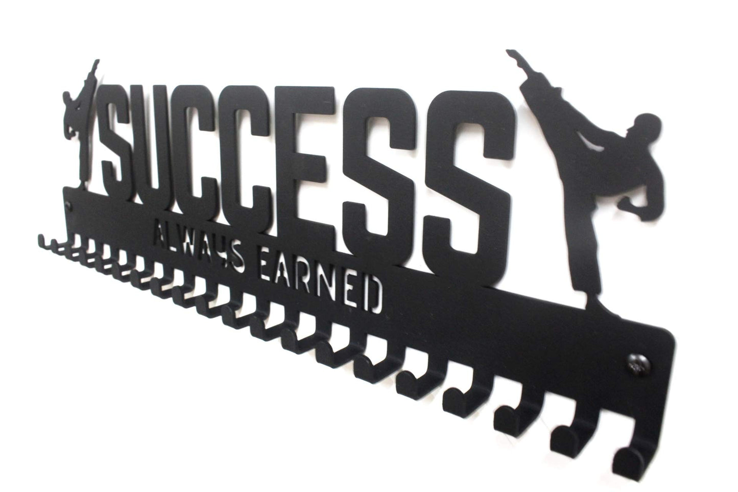 "SUCCESS" Martial Arts Sports Medal Hanger with hooks