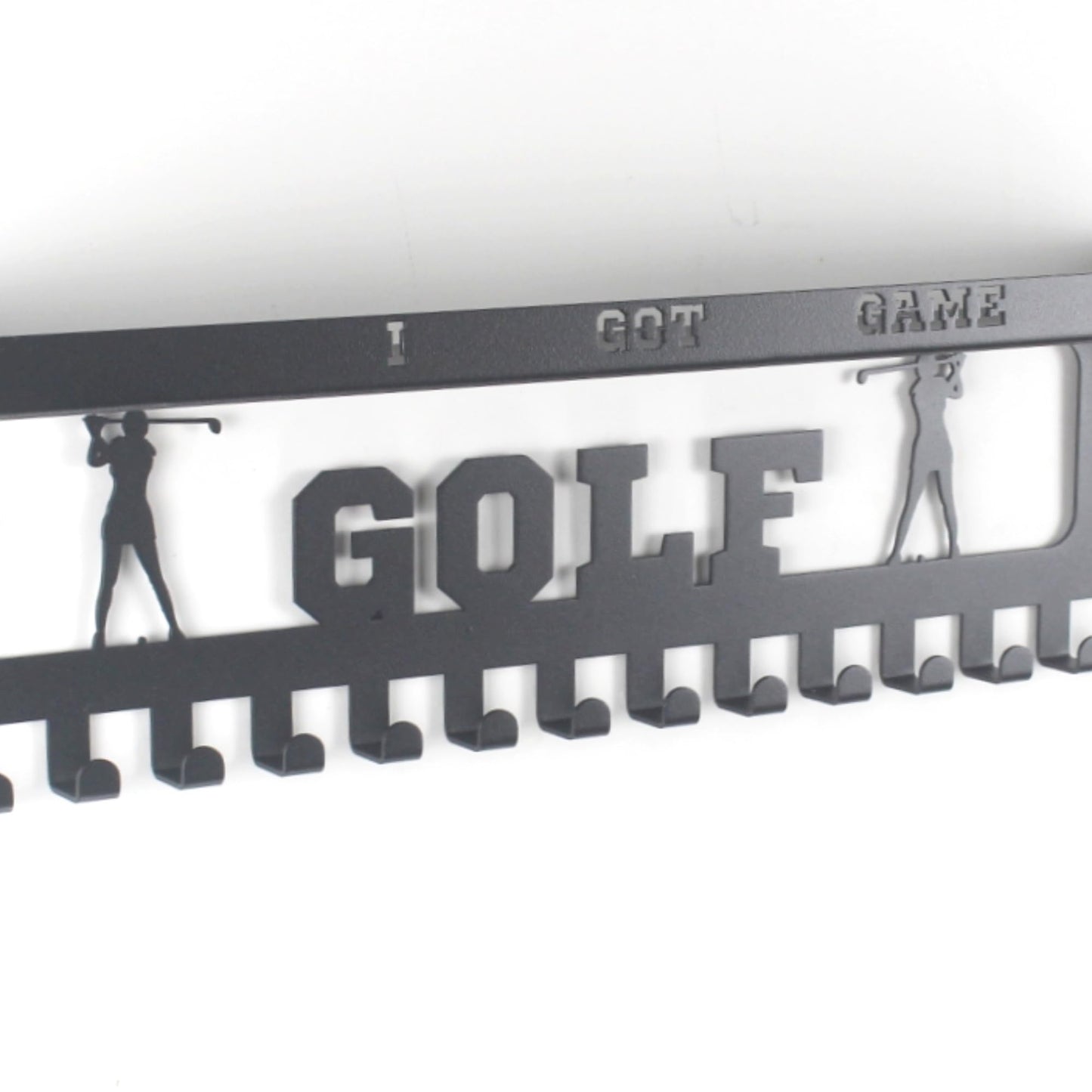 "GOLF" Medal Hanger with 20 Hooks