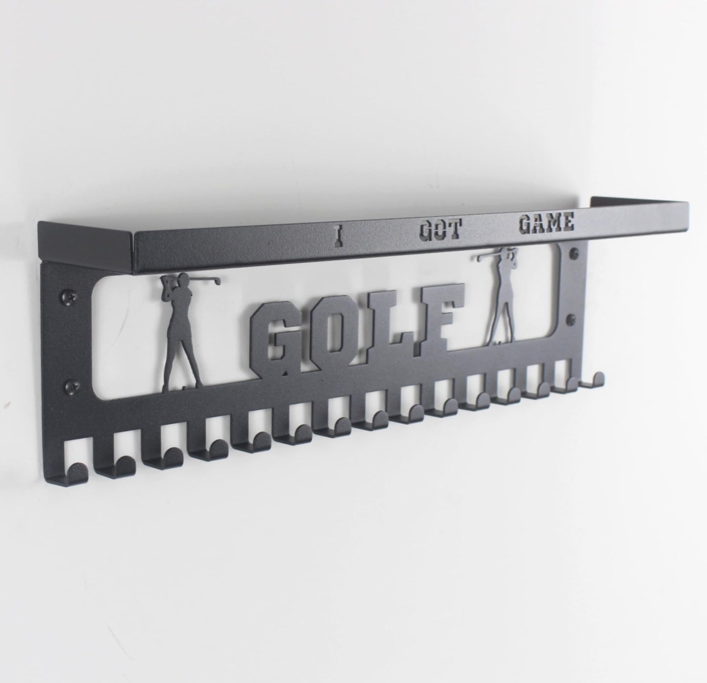 "GOLF" Medal Hanger with 20 Hooks