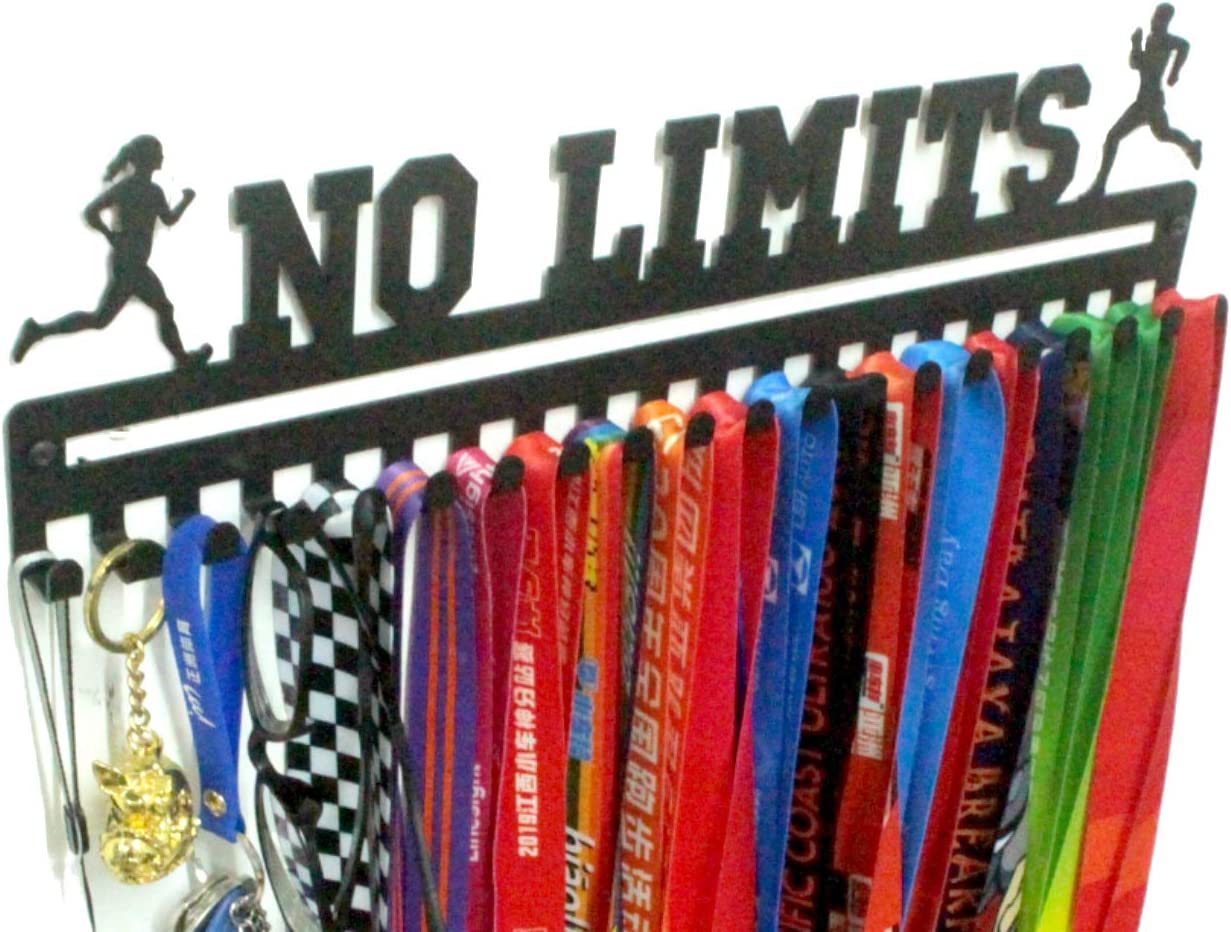 No Limits Sports Medal Hanger (Matte shops Black)